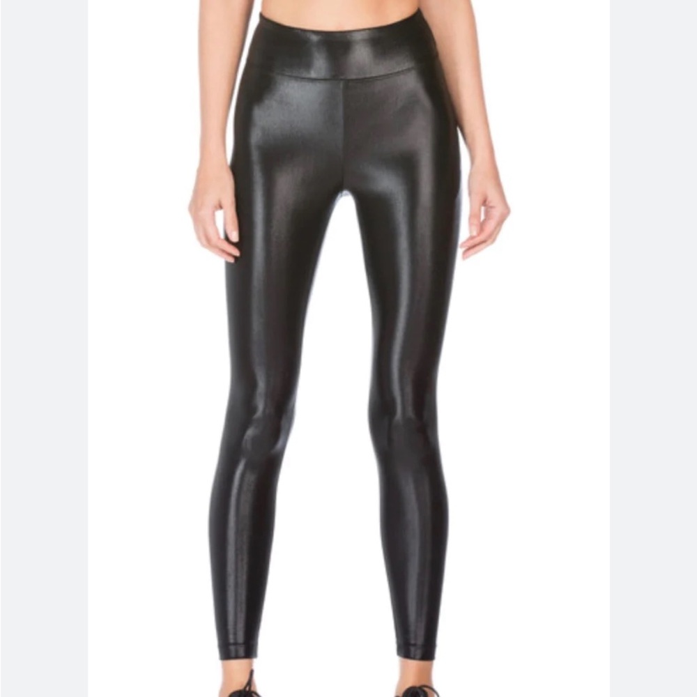 Koral high waisted lustrous infinity leggings size S black NWOT